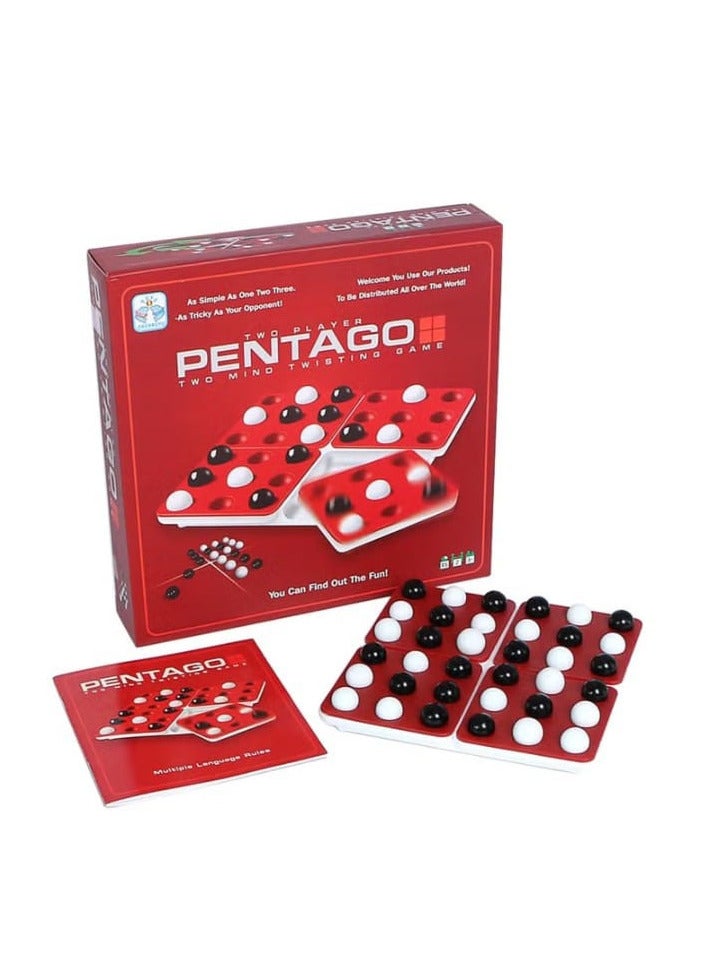 ULT-Unite 3D Wooden Brain Teaser Cube (Pentago Game), Child - Image 1